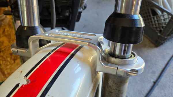Yamaha RD 350, 400 and Daytona 400 fork brace – RSW Racing and CNC 