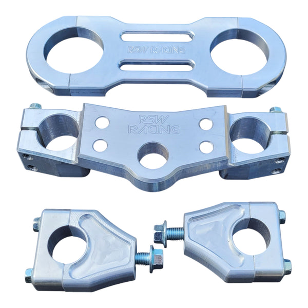 Kawasaki KX65 Top Triple Clamp and Fork Brace RSW Racing and CNC Machining