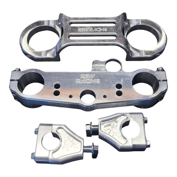 Honda XR650L Triple Clamp and Fork Brace RSW Racing and CNC Machining