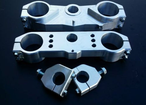 Honda CRF450R 2000-2006 10m offset supermoto Triple Clamp set