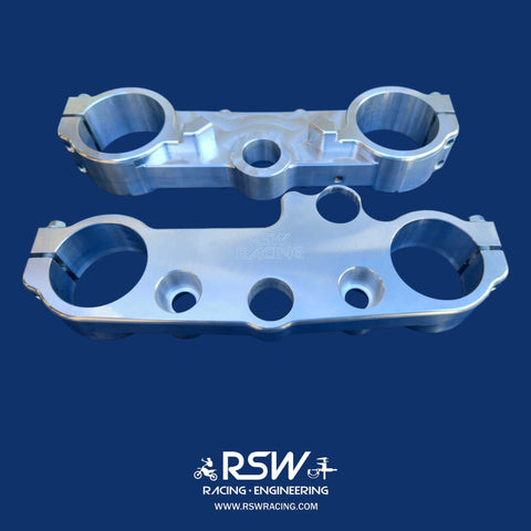 Honda XR650L to CRF450R Rubber Bar Mount Triple Clamp Conversion Set 2000 -2008